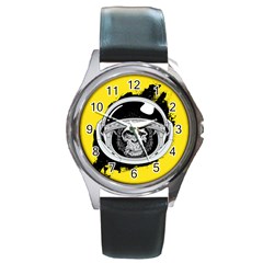 Spacemonkey Round Metal Watch by goljakoff