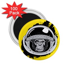 Spacemonkey 2 25  Magnets (100 Pack)  by goljakoff