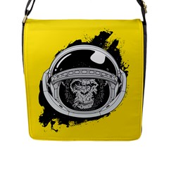 Spacemonkey Flap Closure Messenger Bag (l) by goljakoff