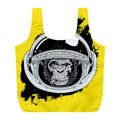 Spacemonkey Full Print Recycle Bag (l) by goljakoff