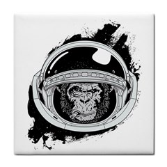Spacemonkey Tile Coaster by goljakoff