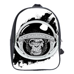 Spacemonkey School Bag (large) by goljakoff