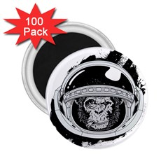 Spacemonkey 2 25  Magnets (100 Pack)  by goljakoff