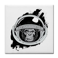 Spacemonkey Face Towel by goljakoff