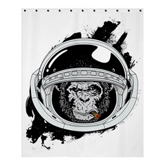 Spacemonkey Shower Curtain 60  X 72  (medium)  by goljakoff