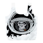Spacemonkey Full Print Recycle Bag (L) Back