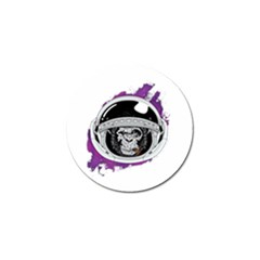 Purple Spacemonkey Golf Ball Marker by goljakoff