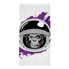 Purple Spacemonkey Shower Curtain 36  X 72  (stall)  by goljakoff
