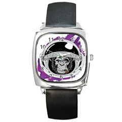 Spacemonkey Square Metal Watch by goljakoff