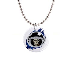 Spacemonkey 1  Button Necklace by goljakoff