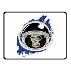 Spacemonkey Fleece Blanket (small) by goljakoff