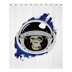 Spacemonkey Shower Curtain 60  X 72  (medium)  by goljakoff