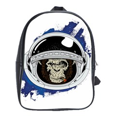 Spacemonkey School Bag (xl) by goljakoff