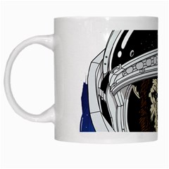 Spacemonkey White Mugs by goljakoff