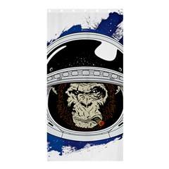 Spacemonkey Shower Curtain 36  X 72  (stall)  by goljakoff