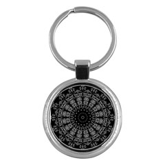 Gothic Mandala Key Chain (round) by MRNStudios