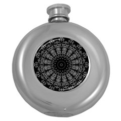 Gothic Mandala Round Hip Flask (5 oz)
