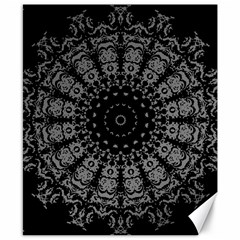 Gothic Mandala Canvas 8  X 10 