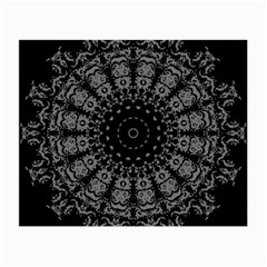 Gothic Mandala Small Glasses Cloth (2 Sides) by MRNStudios