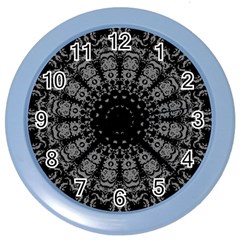 Gothic Mandala Color Wall Clock by MRNStudios