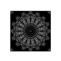 Gothic Mandala Satin Bandana Scarf by MRNStudios