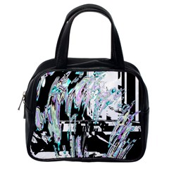 Digital Wave Classic Handbag (one Side) by MRNStudios