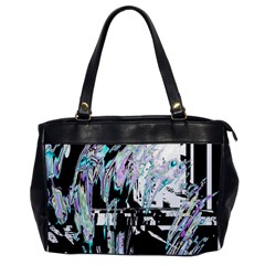 Digital Wave Oversize Office Handbag by MRNStudios