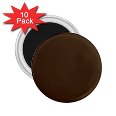 Cafe Noir Brown 2 25  Magnets (10 Pack)  by FabChoice