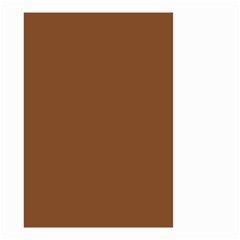 Caramel Cafe Brown Small Garden Flag (two Sides) by FabChoice