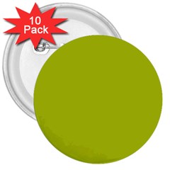 Acid Green 3  Buttons (10 Pack)  by FabChoice