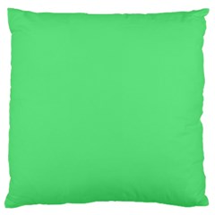 Algae Green Large Cushion Case (two Sides) by FabChoice