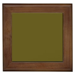 Antique Bronze Green Framed Tile by FabChoice