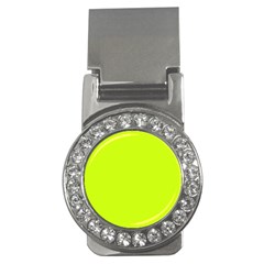 Arctic Lime Green Money Clips (cz)  by FabChoice