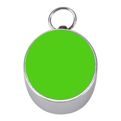 Bright Green Mini Silver Compasses by FabChoice