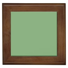 Dark Sea Green Framed Tile