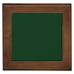 Eden Green Framed Tile by FabChoice