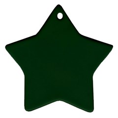 Eden Green Star Ornament (two Sides) by FabChoice