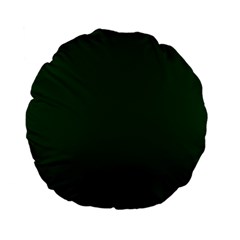 Eden Green Standard 15  Premium Flano Round Cushions by FabChoice