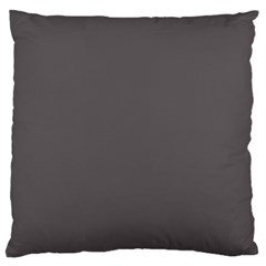 Carbon Grey Large Cushion Case (two Sides) by FabChoice