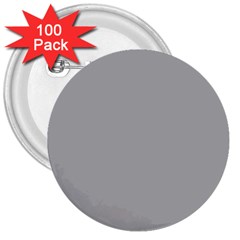 Chalice Silver Grey 3  Buttons (100 Pack)  by FabChoice