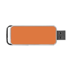 Amber Glow Orange Portable Usb Flash (one Side) by FabChoice