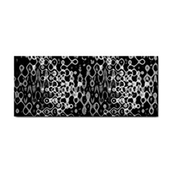 Black And White Modern Abstract Design Hand Towel by dflcprintsclothing