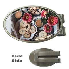 Cookies & Tea Tray  Money Clips (oval)  by Incredible