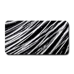 Galaxy Motion Black And White Print Medium Bar Mats by dflcprintsclothing