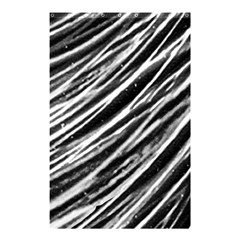 Galaxy Motion Black And White Print Shower Curtain 48  X 72  (small)  by dflcprintsclothing