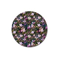 Apple Blossom  Magnet 3  (round) by SychEva