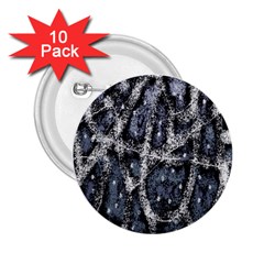 Glithc Grunge Abstract Print 2.25  Buttons (10 pack) 