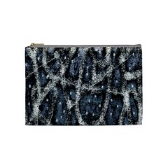 Glithc Grunge Abstract Print Cosmetic Bag (medium)