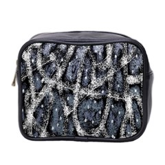 Glithc Grunge Abstract Print Mini Toiletries Bag (Two Sides)