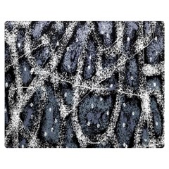 Glithc Grunge Abstract Print Double Sided Flano Blanket (Medium) 